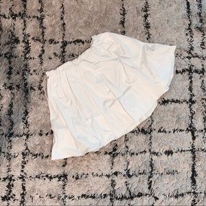 White Windbreaker Skirt